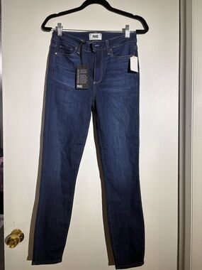 PAIGE Dark Indigo Skinny Jeans